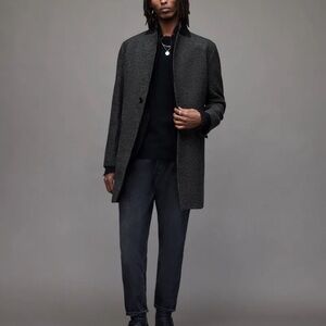 ALLSAINTS Ginsberg Houndstooth Tailored Fit Coat Size 36